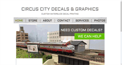 Desktop Screenshot of circusdecals.com
